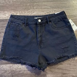 PacSun High Rise Festival Short Black